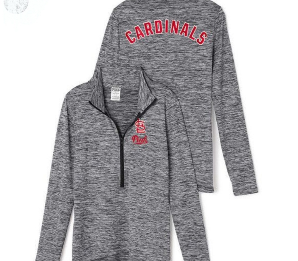VS PINK St. Louis cardinals brand new XS half zip